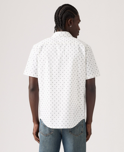 Levi's Men's Classic Pocket Short-Sleeve Shirt - White