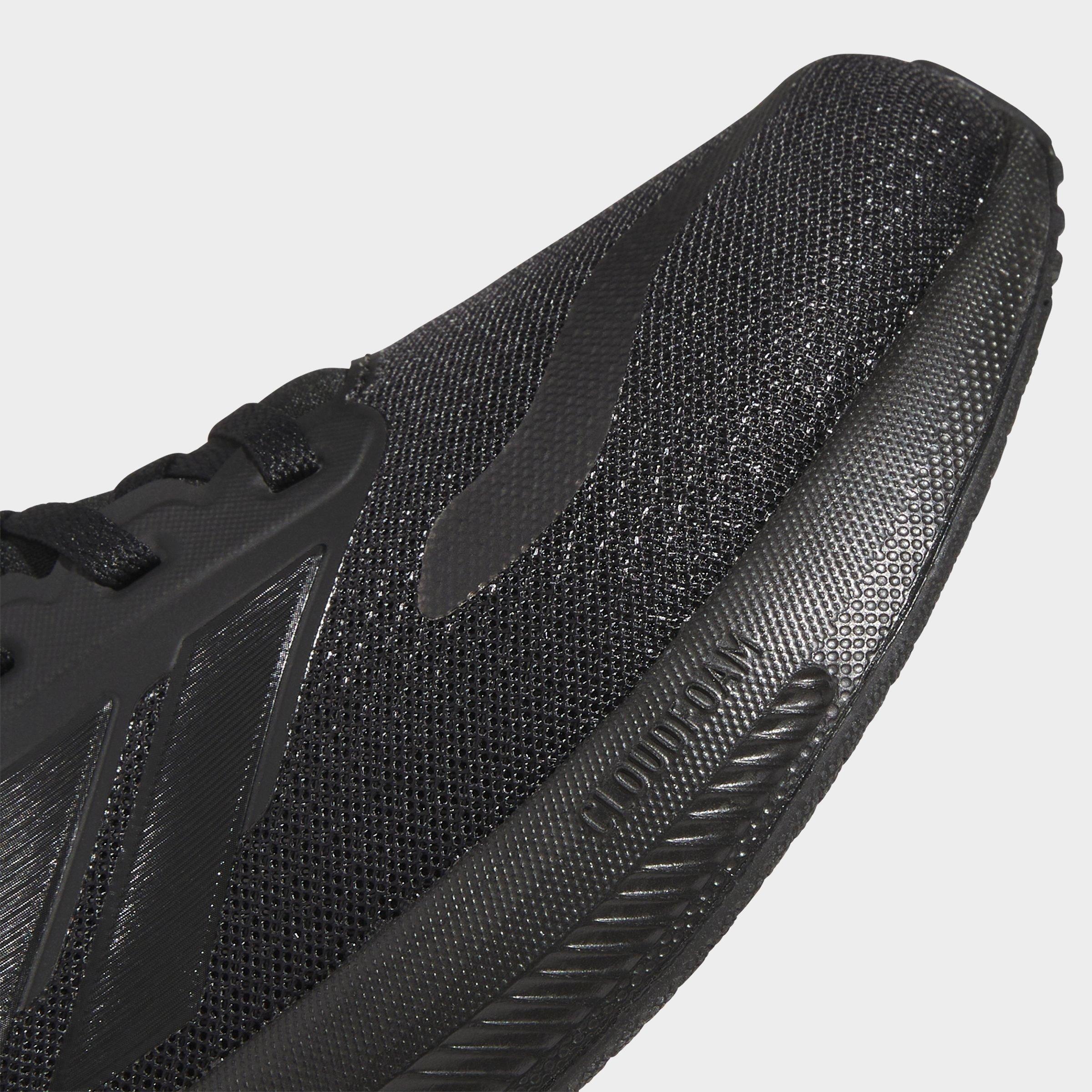 Men's adidas Runfalcon 5 Running Shoes (Wide Width) - Black/Black/White - Detail shot