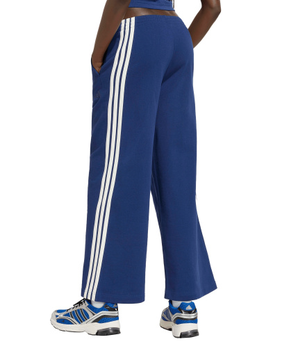 adidas Women's 3-Stripes Wide Pants - Dark Blue/Off White