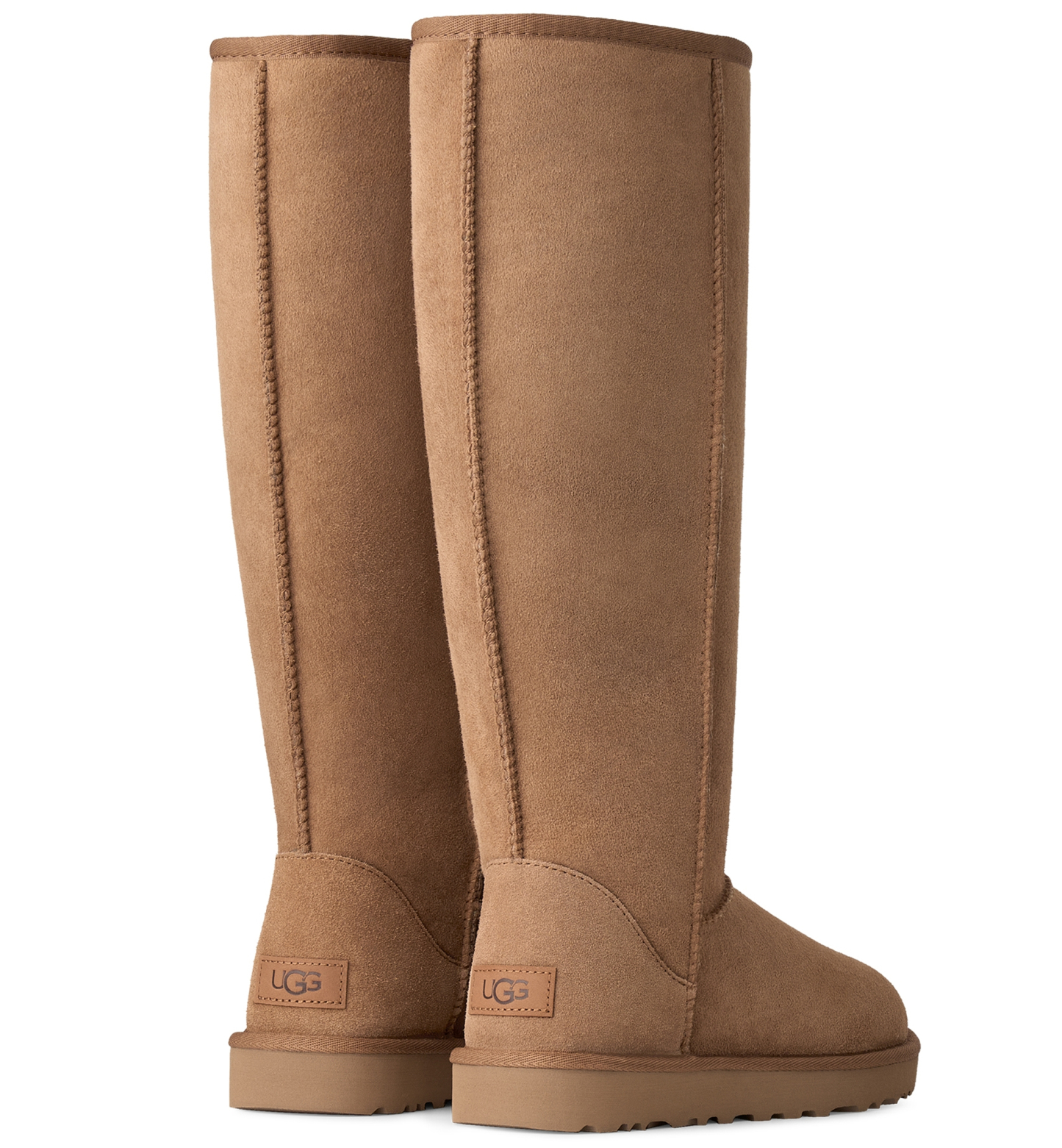 UGG® Women's Classic Ultra Round Toe Tall Boots - Chestnut
