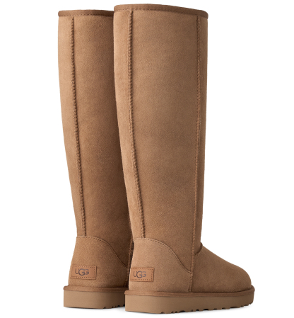 UGG® Women's Classic Ultra Round Toe Tall Boots - Chestnut