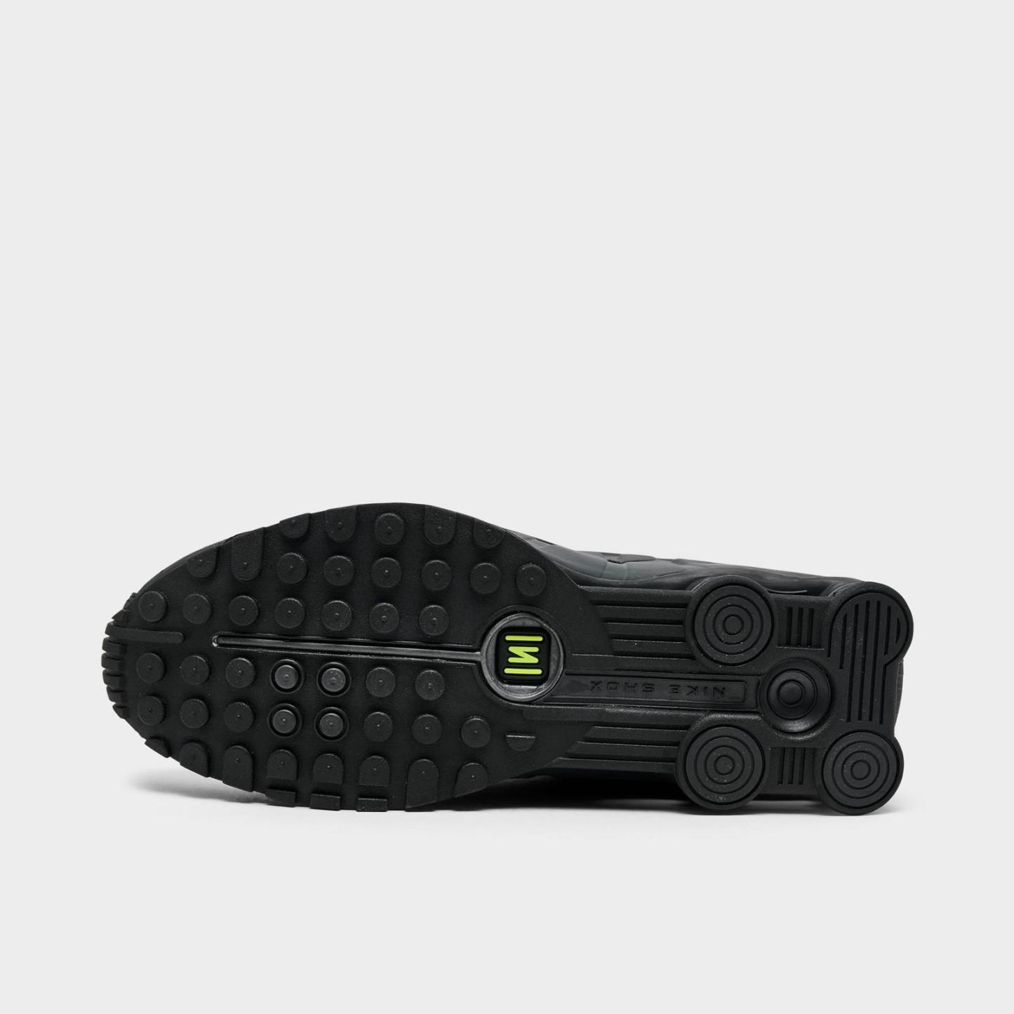 Men's Nike Shox R4 Casual Shoes - Anthracite/Multi-Color/Black