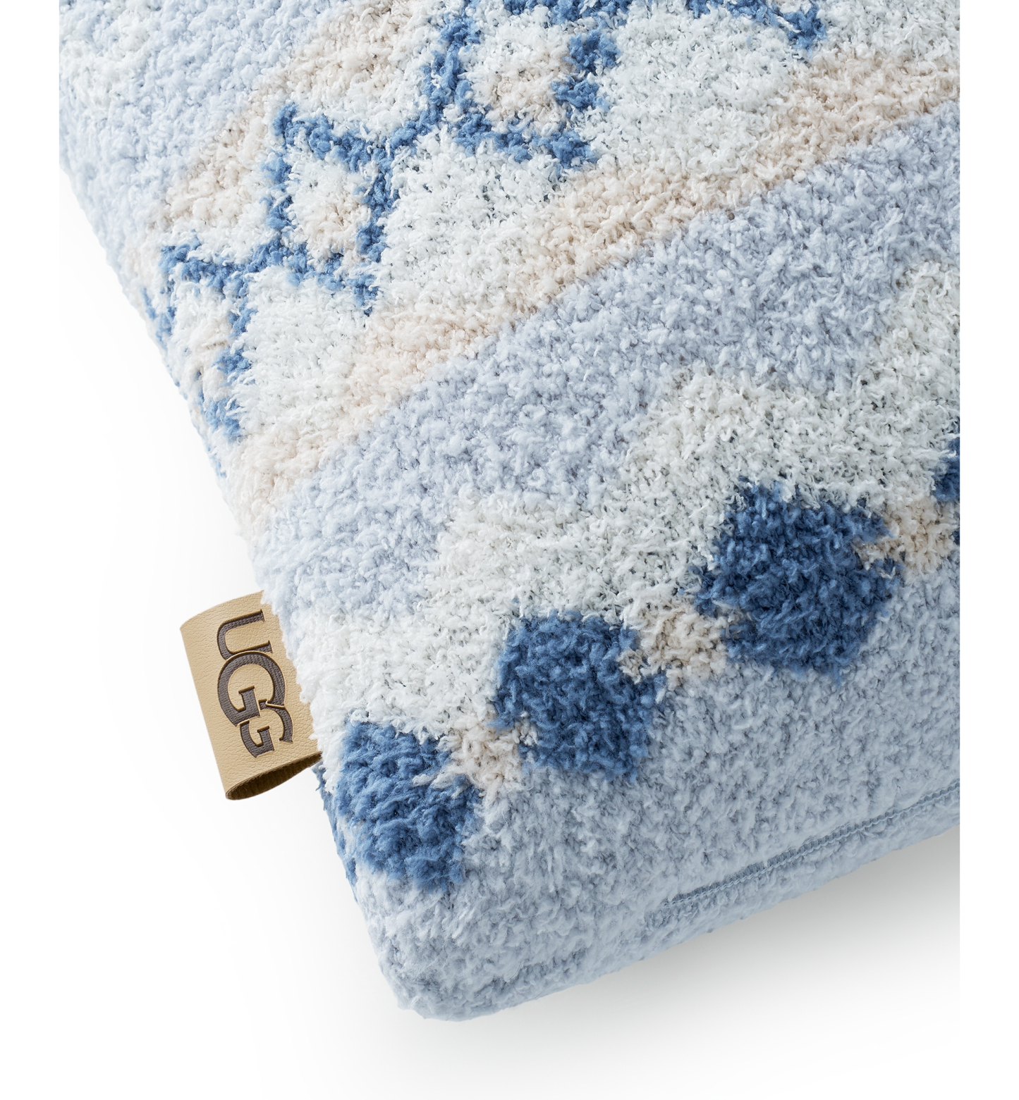 UGG® Polaris Knit Pillow, 20" x 20" - Light Blue
