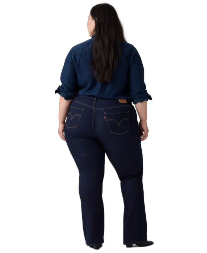 Levi's Trendy Plus Size 415 Classic Bootcut Jeans - Darkest Sky