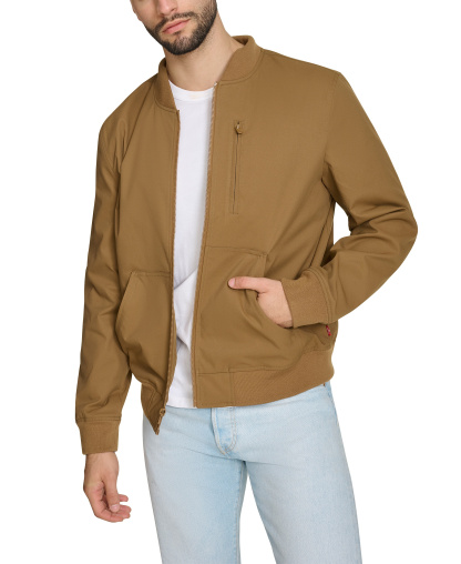 Levi's Men's Military Bomber Jacket - Brown