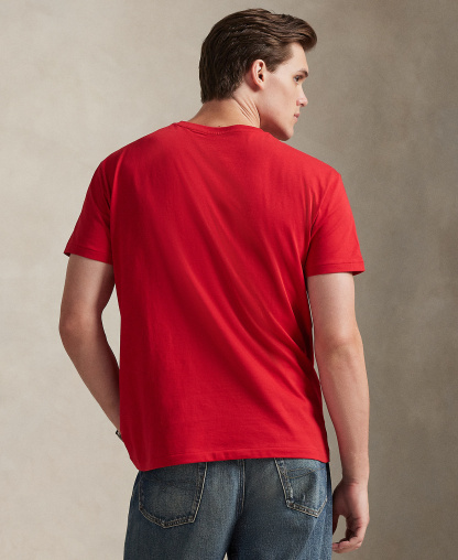 Polo Ralph Lauren Men's Embroidered Pony Classic-Fit T-Shirt - Red