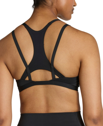 adidas Women's Optime Workout Strappy Light Support Training Bra - Black