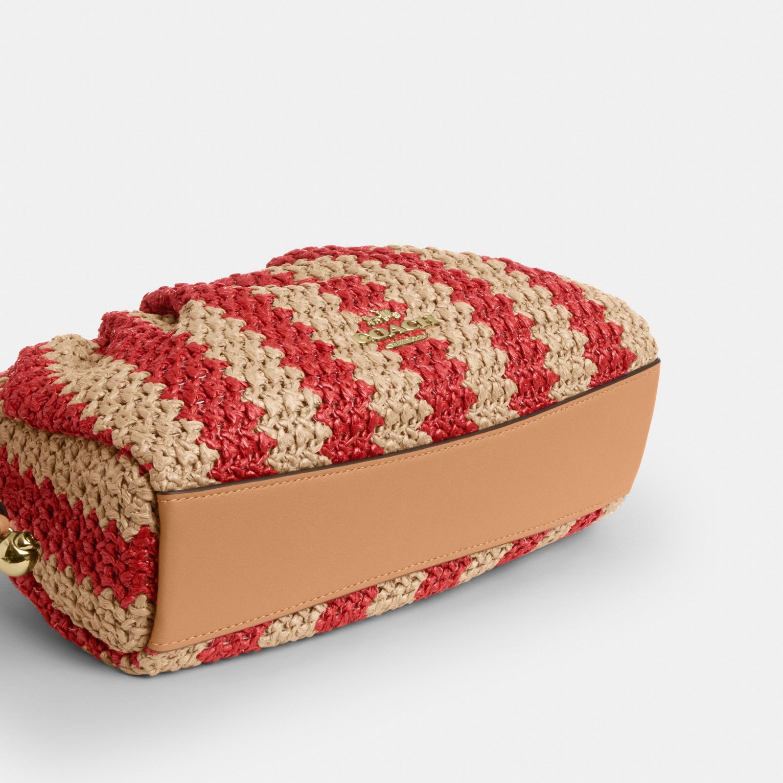 Faye Shoulder Bag - Gold/Red/Tan - view 7