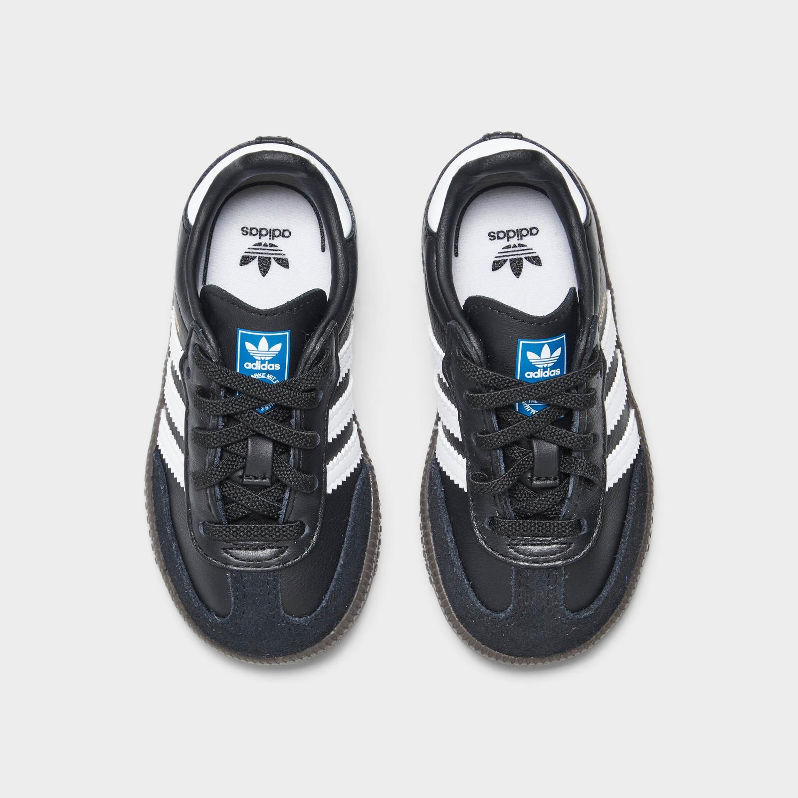 Kids' Toddler adidas Originals Samba OG Stretch Lace Casual Shoes - Core Black/Footwear White/Gum 5 - view 5