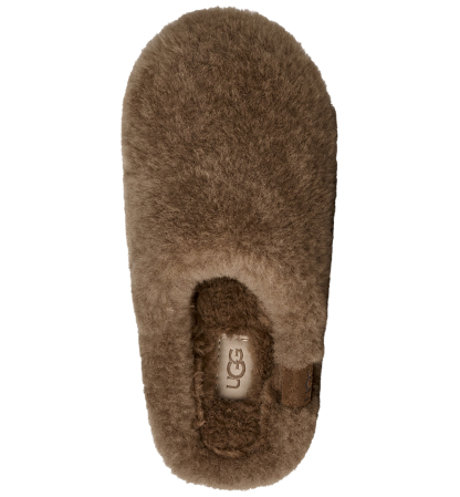 UGG® Kids Classic Fluffed Slip-On Slippers - Light Bronze