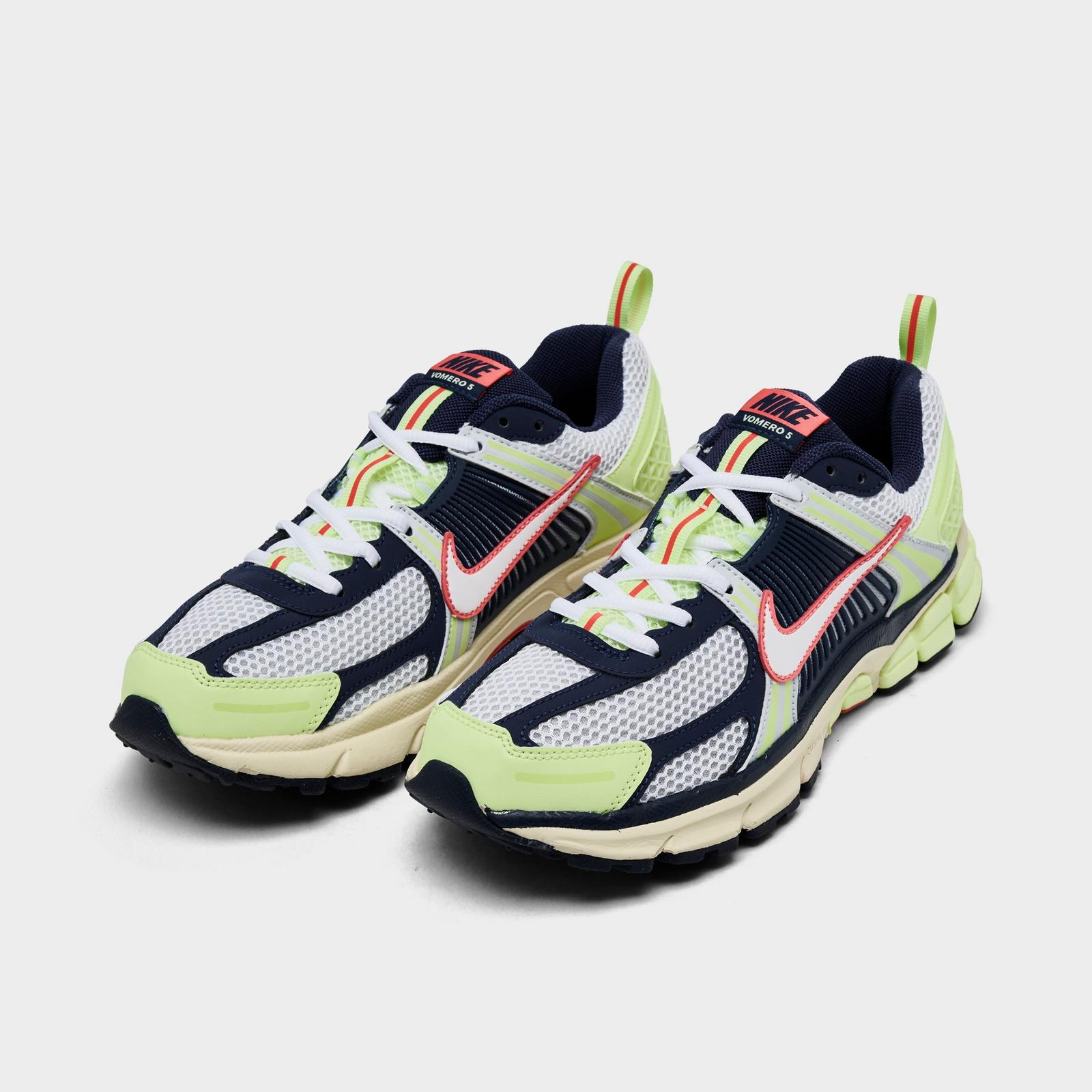 Big Kids' Nike Vomero 5 Casual Shoes - Barely Volt/Midnight Navy/Pure Platinum/White