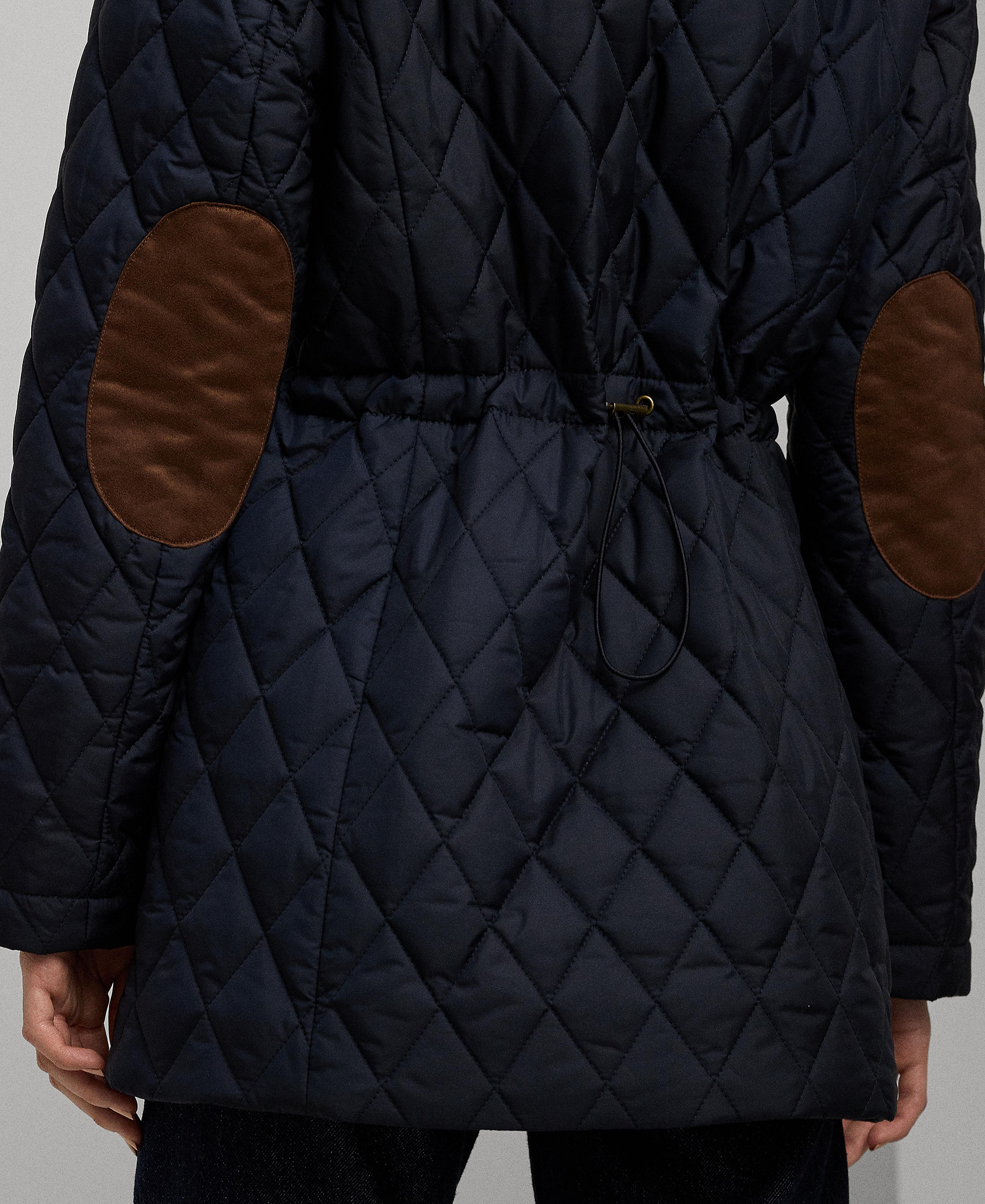 Lauren Ralph Lauren Women's Hooded Anorak Quilted Coat, Created for Macy's - Dark Navy
