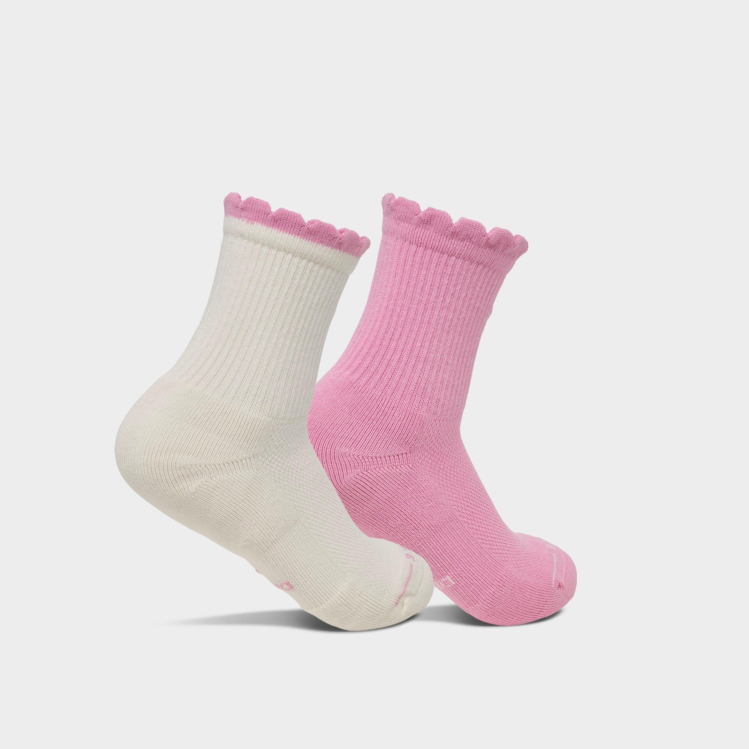 Women's Nithtke Everyday Elevated Mid-Crew Socks (2-Pack) - Sail/Pink Rise