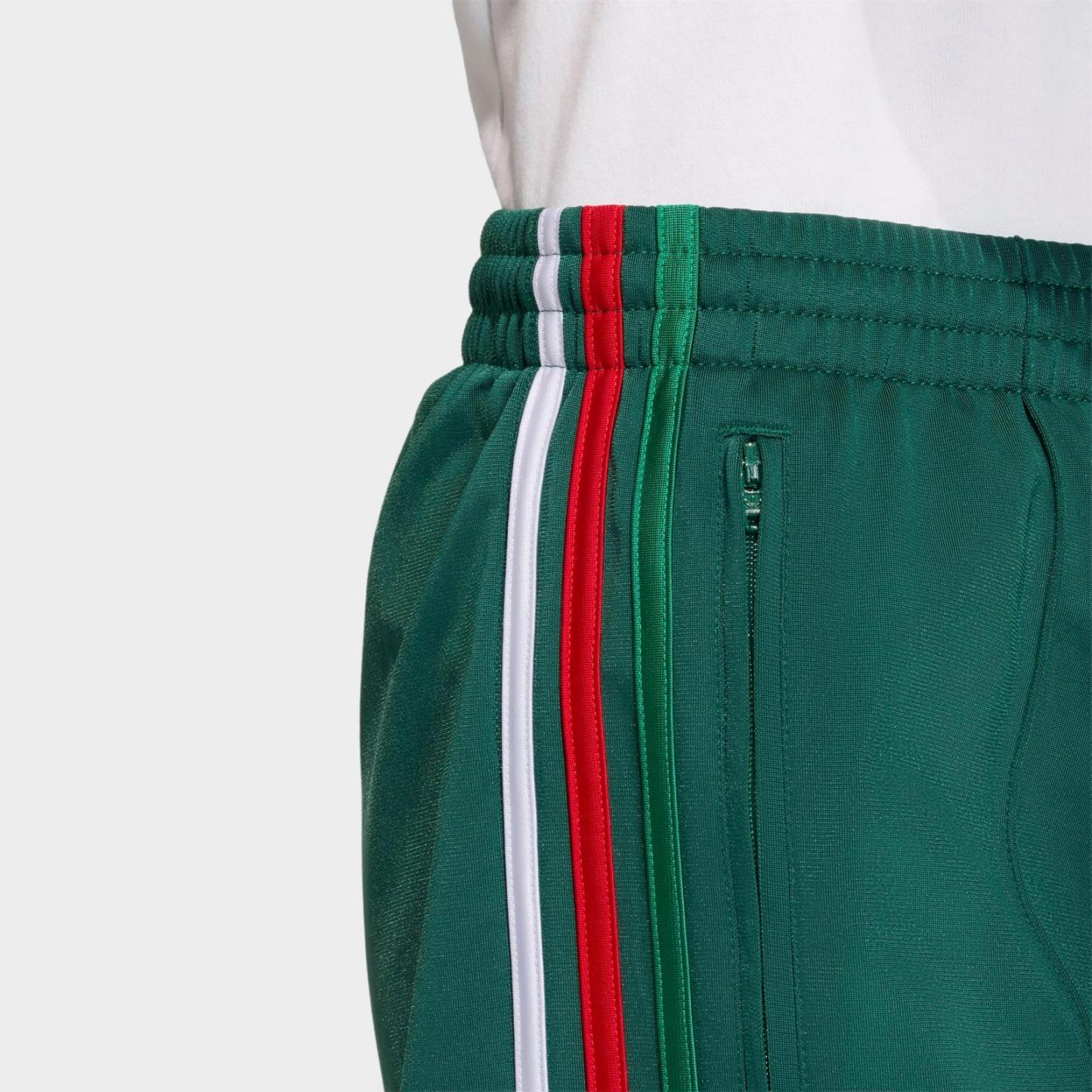 Women's adidas Originals Firebird Classic Shorts - Team Dark Green/Bold Green/White/Better Scarlet - view 5