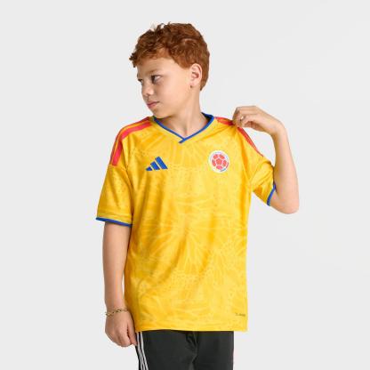 Big Kids' adidas Colombia Home Replica Soccer Jersey - Team Colors - view 3