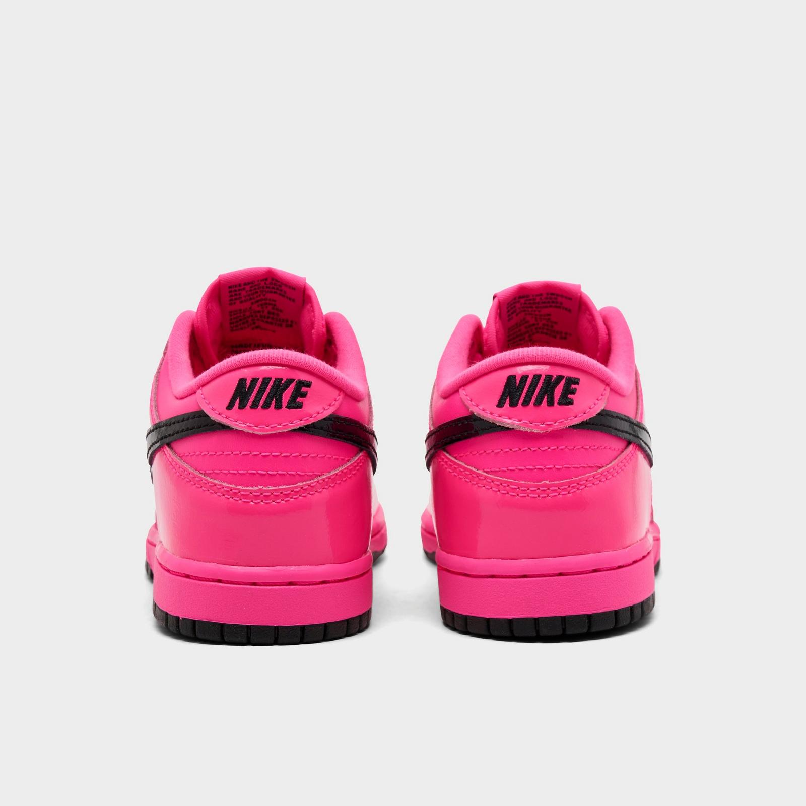 Little Kids' Nike Dunk Low Casual Shoes - Pink Blast/Pink Blast/Black