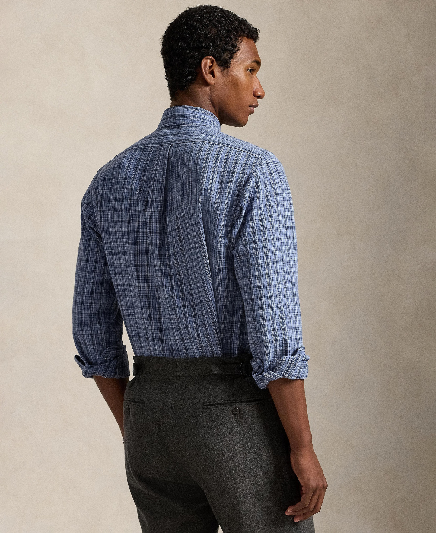 Polo Ralph Lauren Men's Classic-Fit Oxford Shirt - Blue Heather Multi