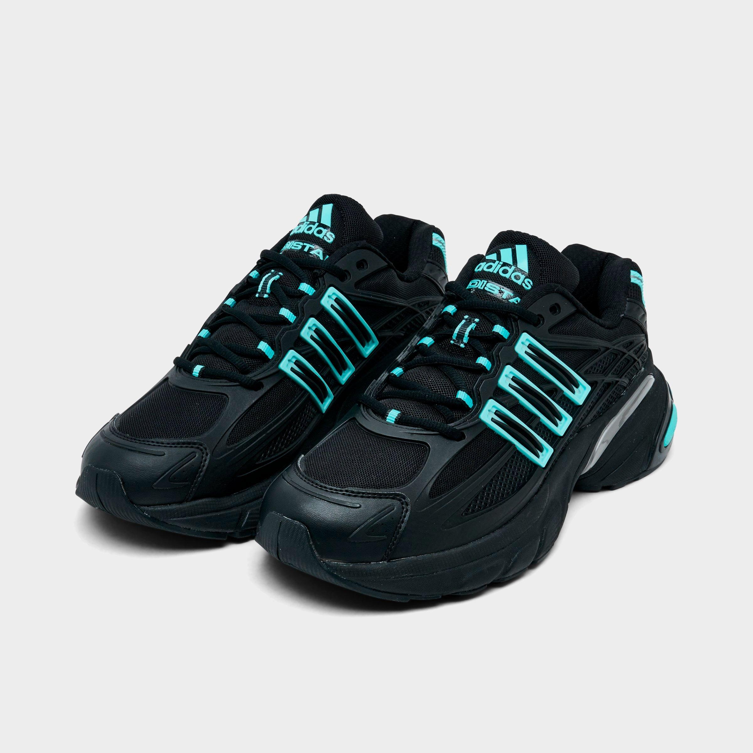 Men's adidas Adistar XLG 2.0 Casual Shoes - Part 1 - Black/Mint - Both shoes facing left