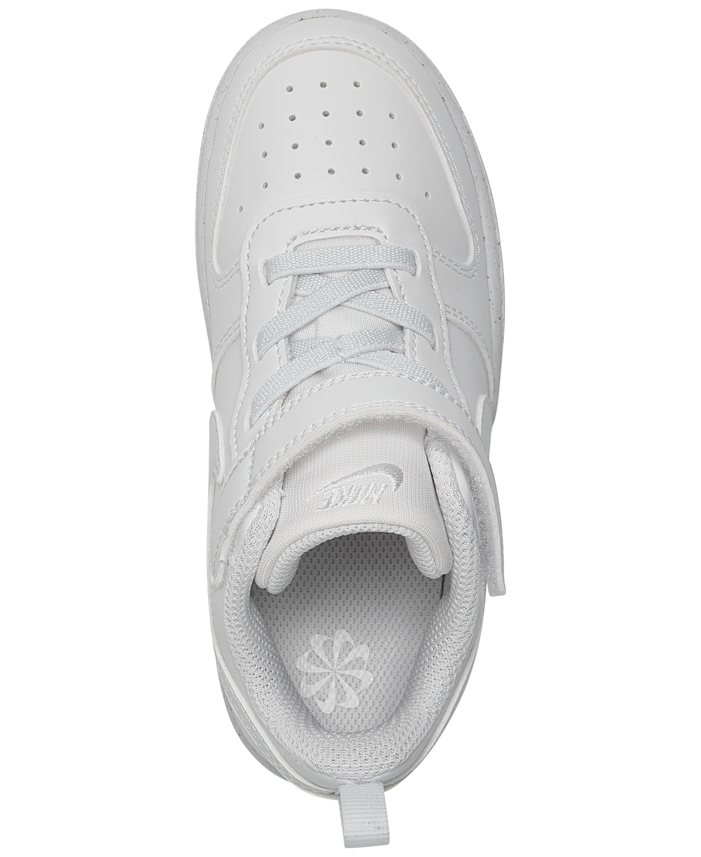 Nike Toddler Court Borough Low Recraft Adjustable Strap Casual Sneakers from Finish Line - White