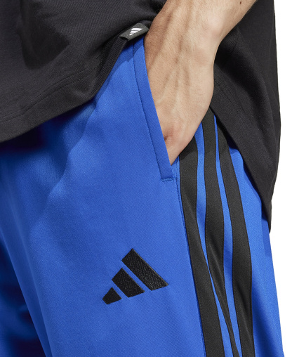 adidas Men's 3-Stripes Regular Open Hem Track Pants - Team Royal/Blue
