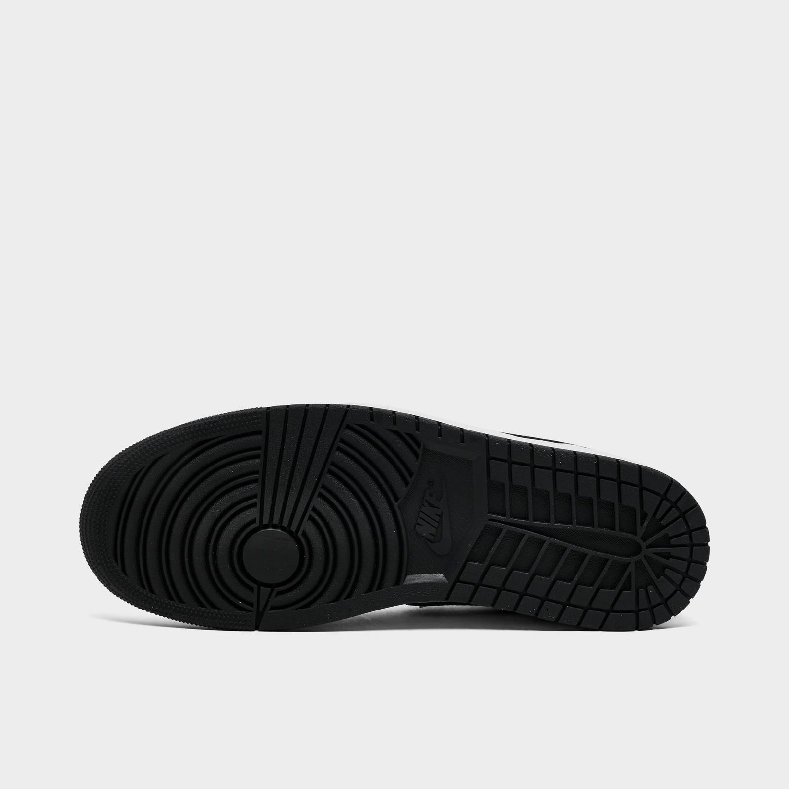 Men's Air Jordan Retro 1 Low Casual Shoes - Neutral Grey/Summit White/Infrared 23/Black - Left shoe facing left. Outside of the shoe. - view 6