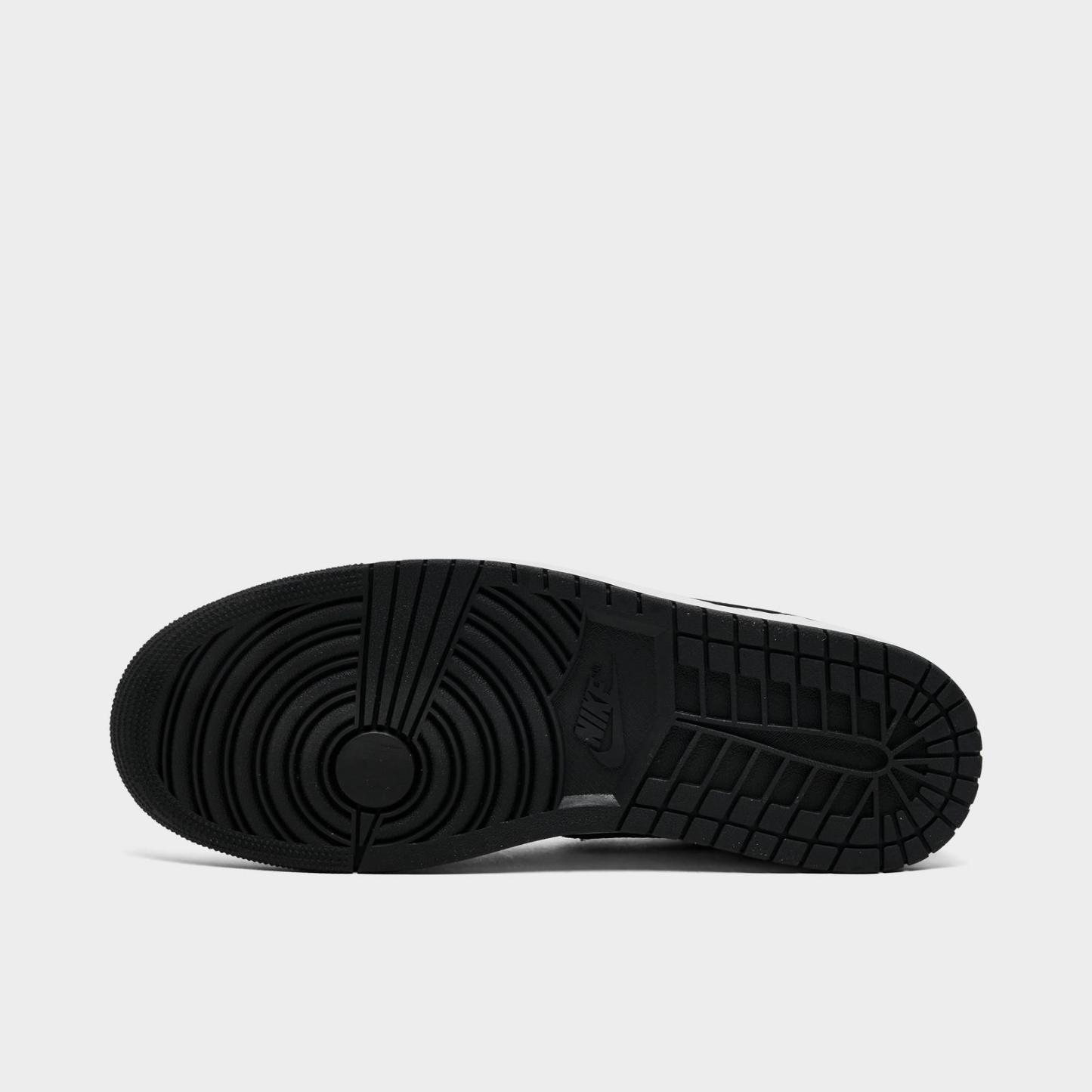 Men's Air Jordan Retro 1 Low Casual Shoes - Neutral Grey/Summit White/Infrared 23/Black - Left shoe facing left. Outside of the shoe. - view 6