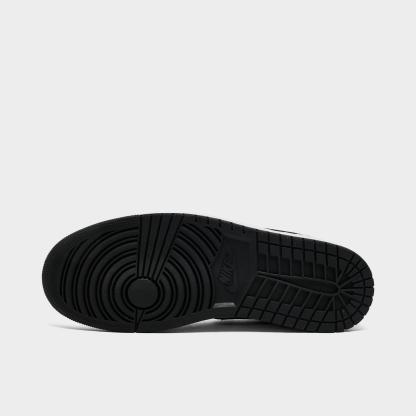 Men's Air Jordan Retro 1 Low Casual Shoes - Neutral Grey/Summit White/Infrared 23/Black - Left shoe facing left. Outside of the shoe. - view 6