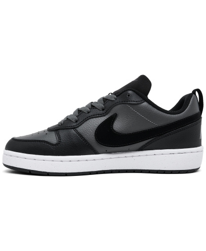 Nike Big Kids Court Borough Low Recraft Lifestyle Sneakers from Finish Line - Iron Gray, White, Black