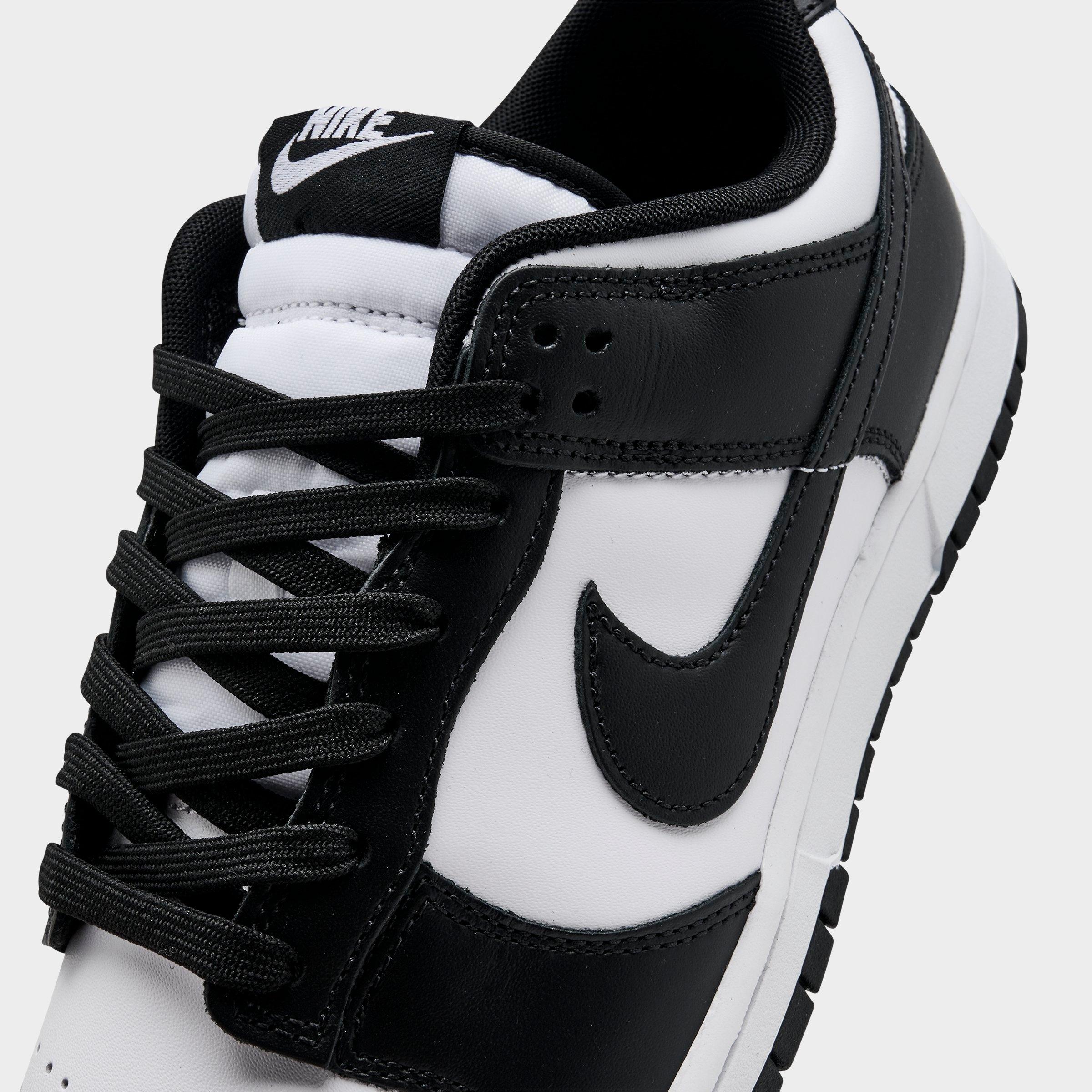 Men's Nithtke Dunk Low Retro Casual Shoes - Part 4 - Black/White/Black - Detail shot
