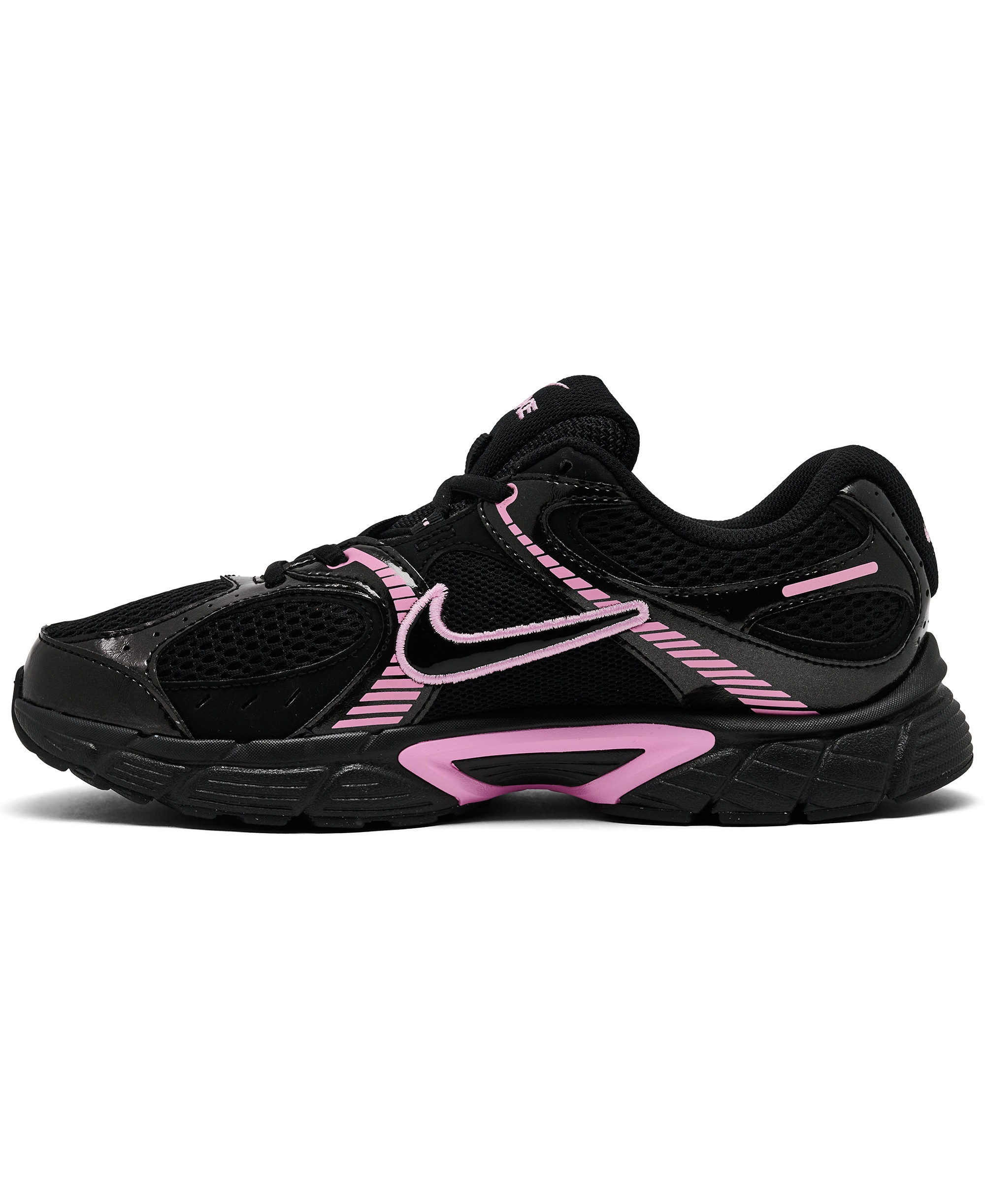 Nike Big Kids V5 RNR Lifestyle Sneakers from Finish Line - Black, Pink Rise
