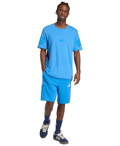 adidas Men's House Tiro Cargo Shorts - Medium Blue