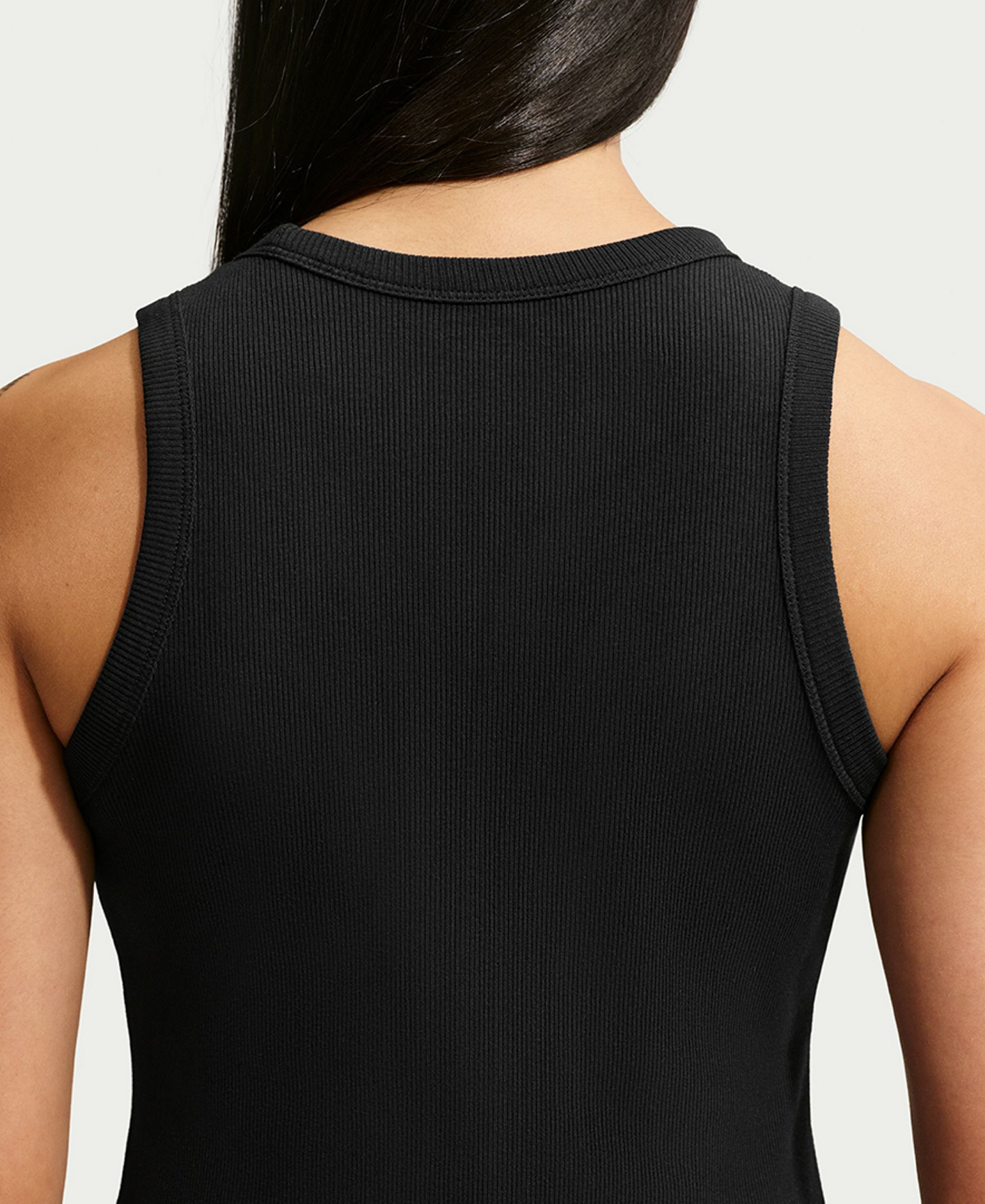 Nike Women's Tight Ribbed Tank Top - Black/white