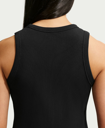 Nike Women's Tight Ribbed Tank Top - Black/white