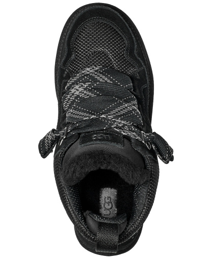 UGG® Women's Lowmel Lace-Up Sneaker Booties - Black