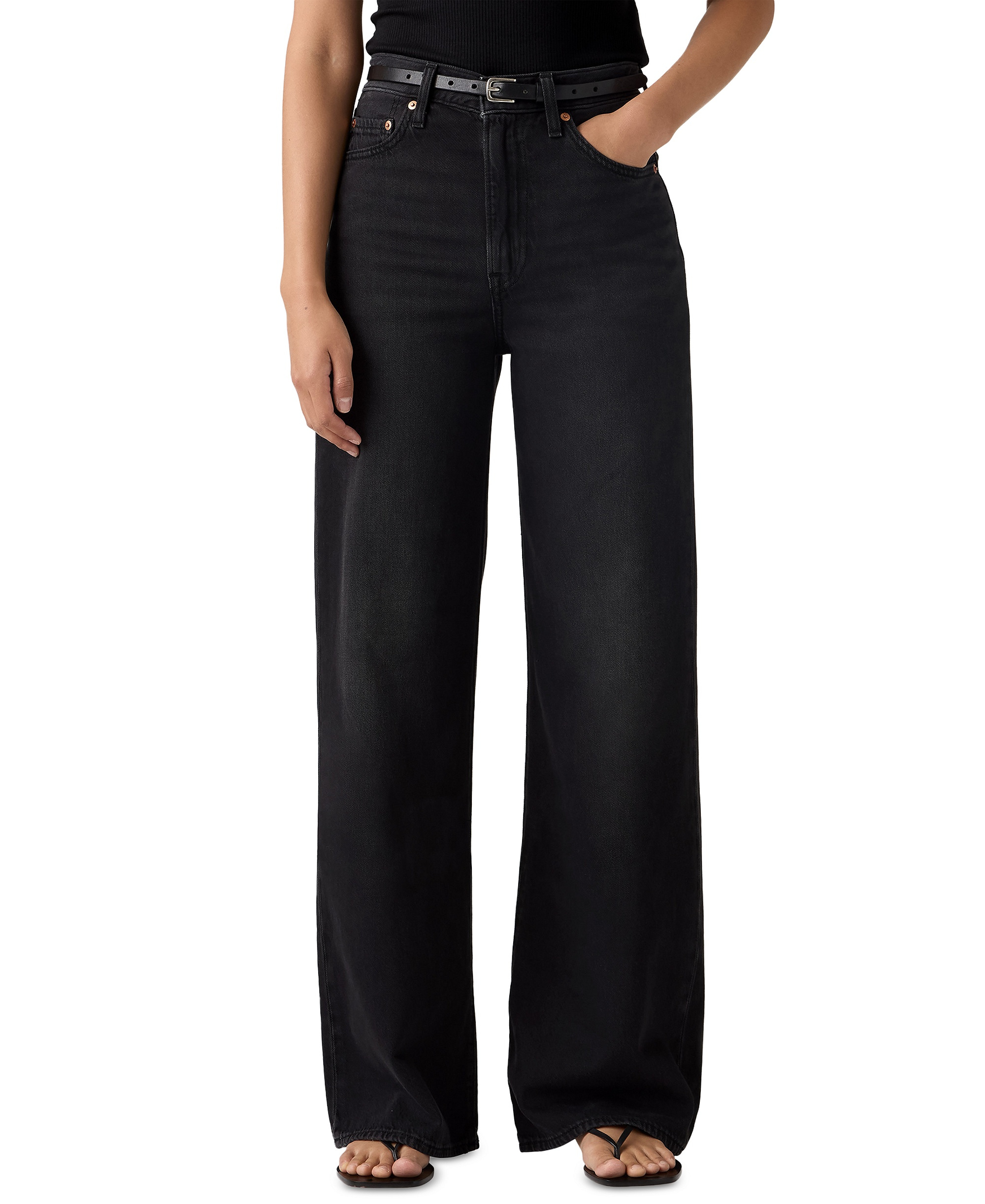 Levi's Premium Women's Ribcage Wide-Leg Jeans - None Your Business