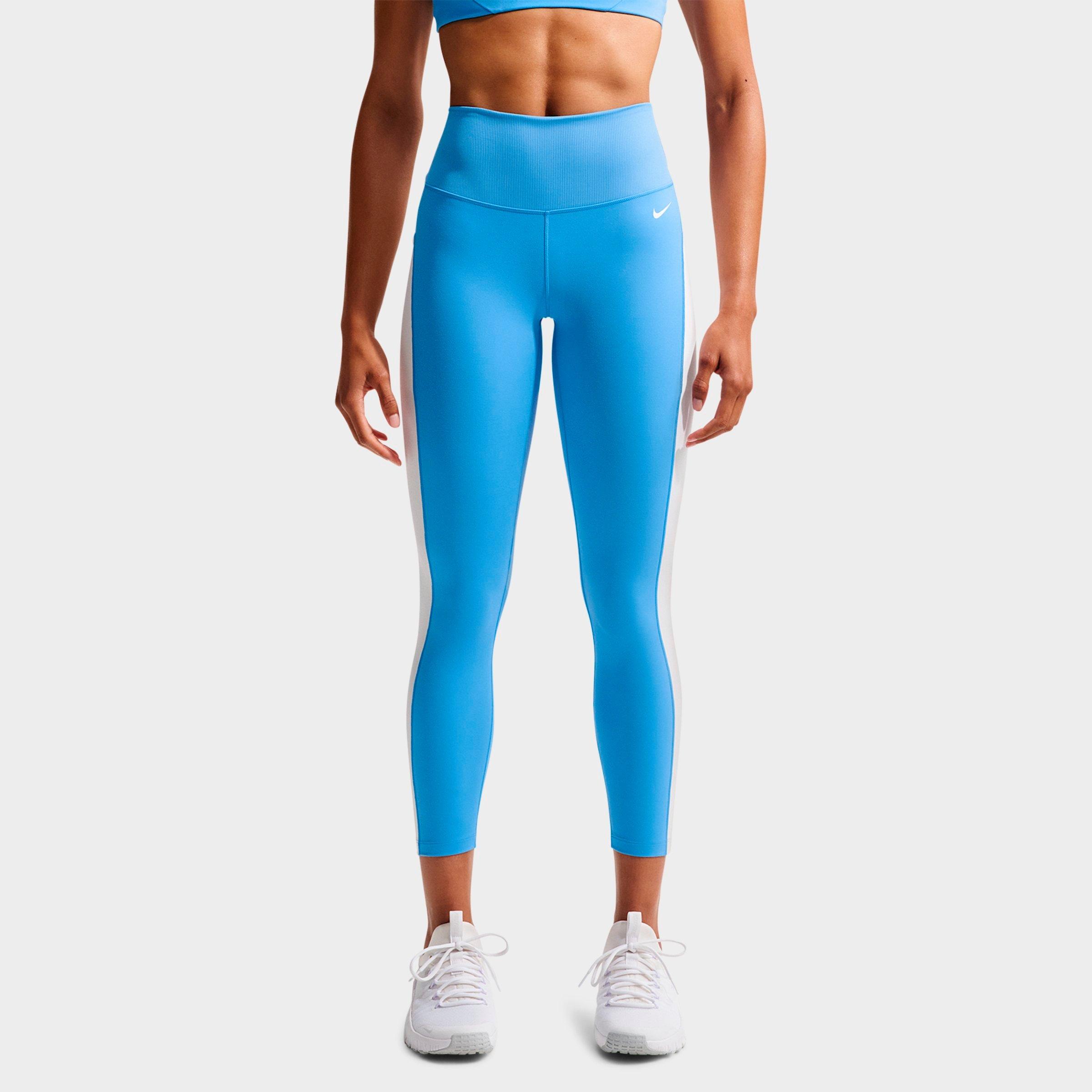 Women's Nithtke One High-Waisted 7/8 Leggings - University Blue/White/White