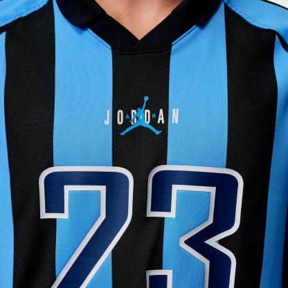 Men's Jordan Brooklyn Terrace Top - University Blue/Black/University Blue - view 5