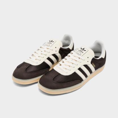 Men's adidas Originals Samba OG Nylon Casual Shoes - Aurora Coffee/Cream - view 2