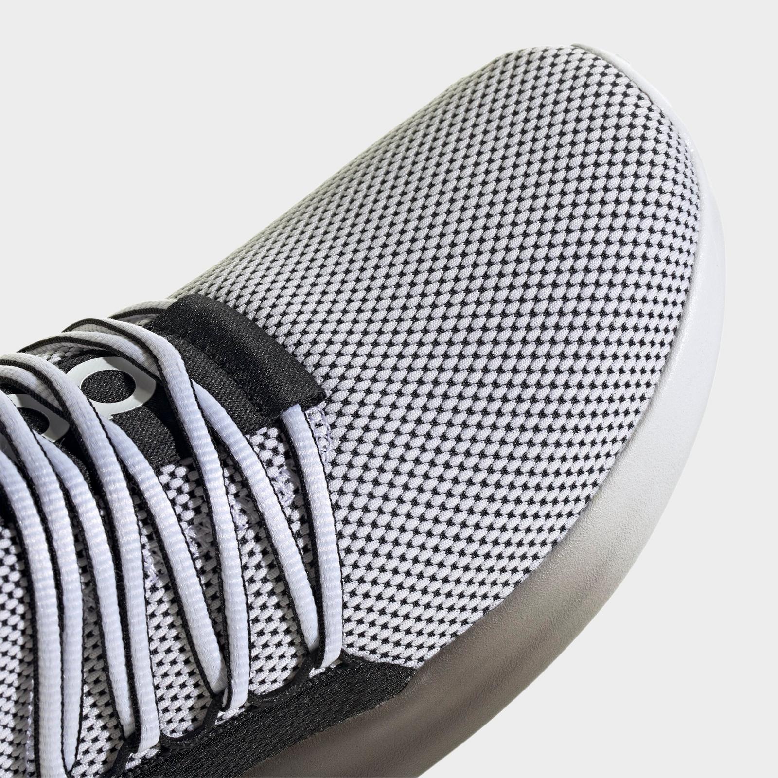 Men's adidas Lite Racer Adapt 7.0 Casual Shoes - White/Black/White - view 3