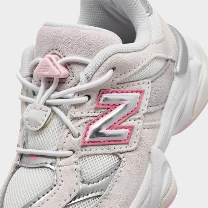 Girls' Toddler New Balance 9060 Casual Shoes - Pink/Grey - view 3