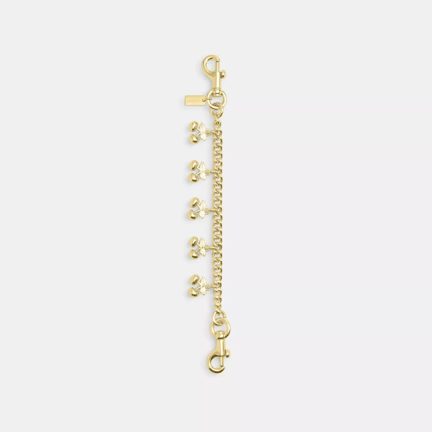 Bag Charm Chain With Cherry Charms - Gold/Gold