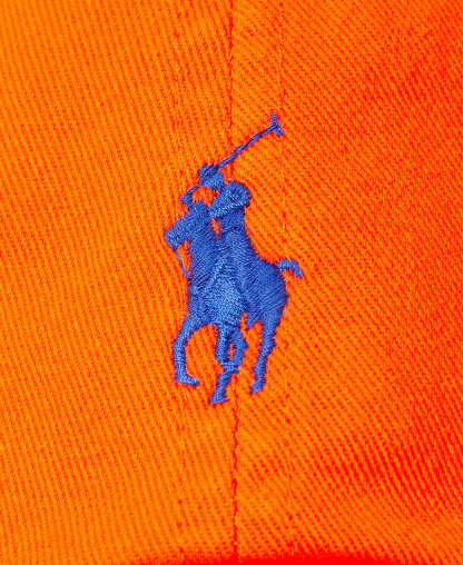 Polo Ralph Lauren Women's The Iconic Cotton Chino Ball Cap - Sailing Orange