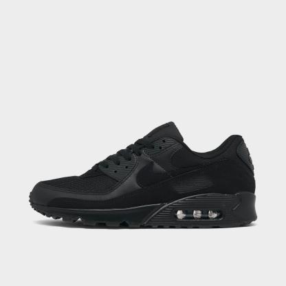 Men's Nike Air Max 90 Casual Shoes - Black/Black/Black/Black
