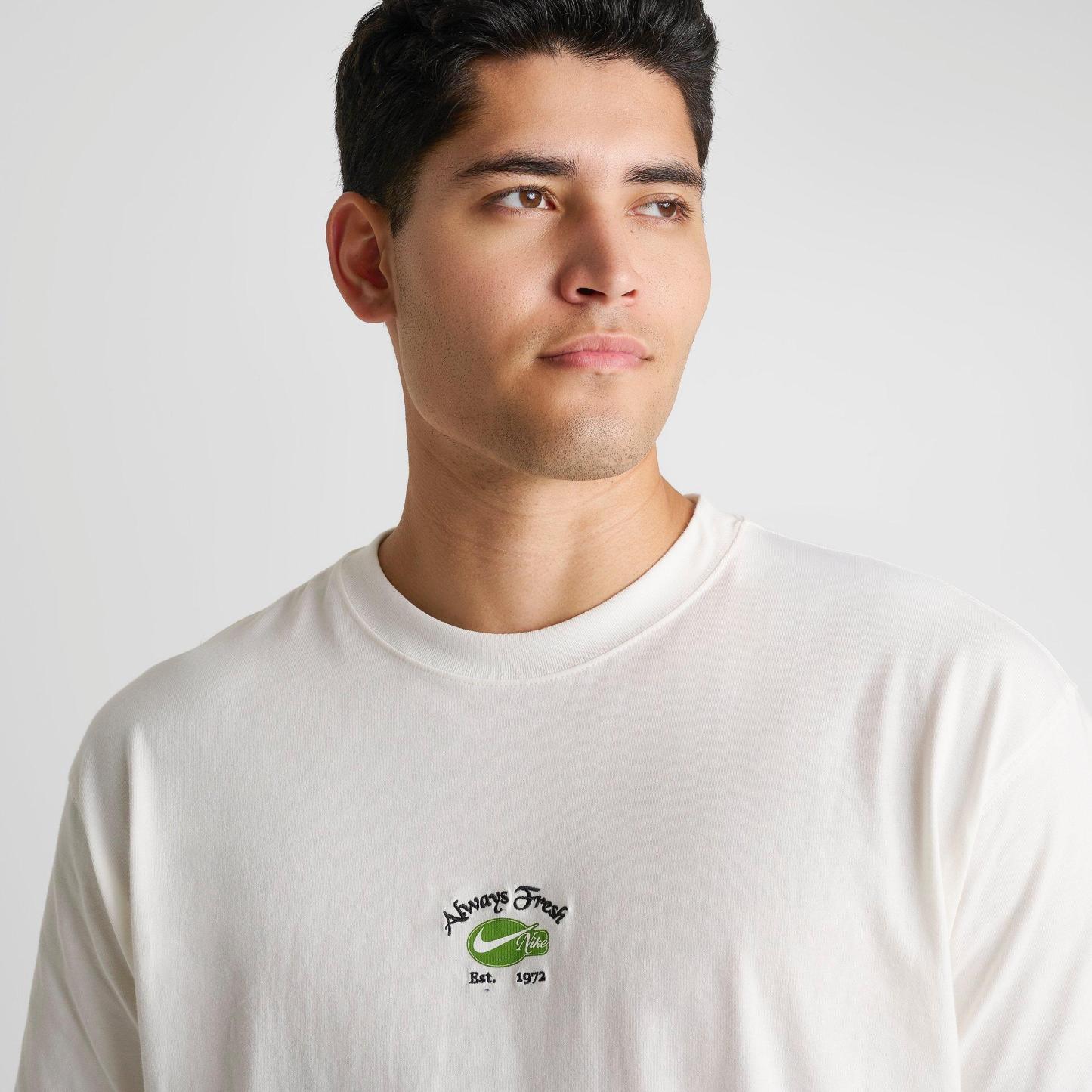 Men's Nithtke Basketball Always Fresh Graphic T-Shirt - Sail