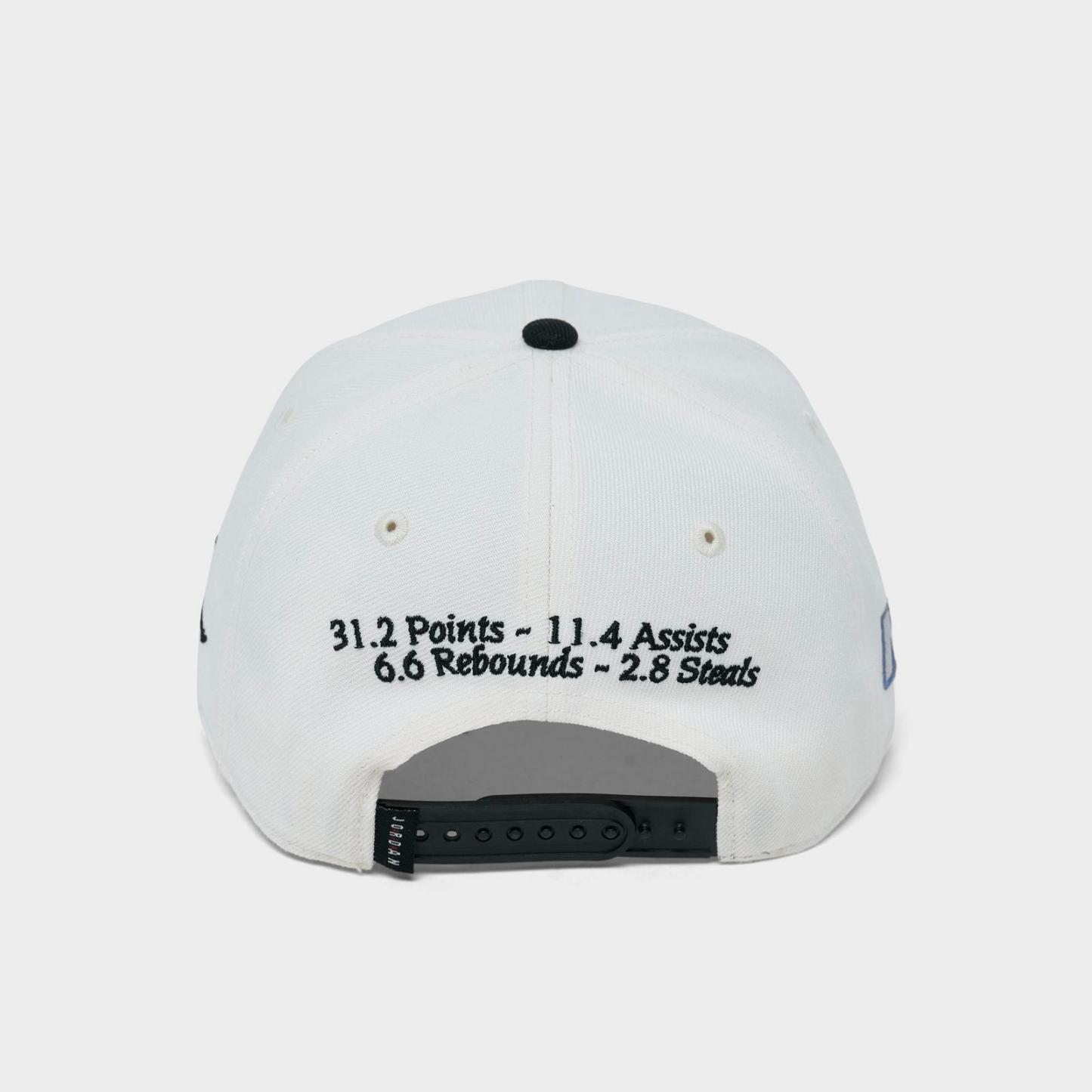 Jordan AJ6 1991 Finals Pro Snapback Hat - Pale Ivory/Black - view 6