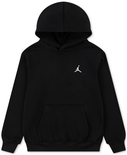 Jordan Boys' 8-20 Brooklyn Pull-On Long-Sleeve Hoodie - Black