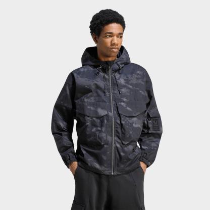 Men's adidas Originals Camo Ripstop Full-Zip Jacket - Black
