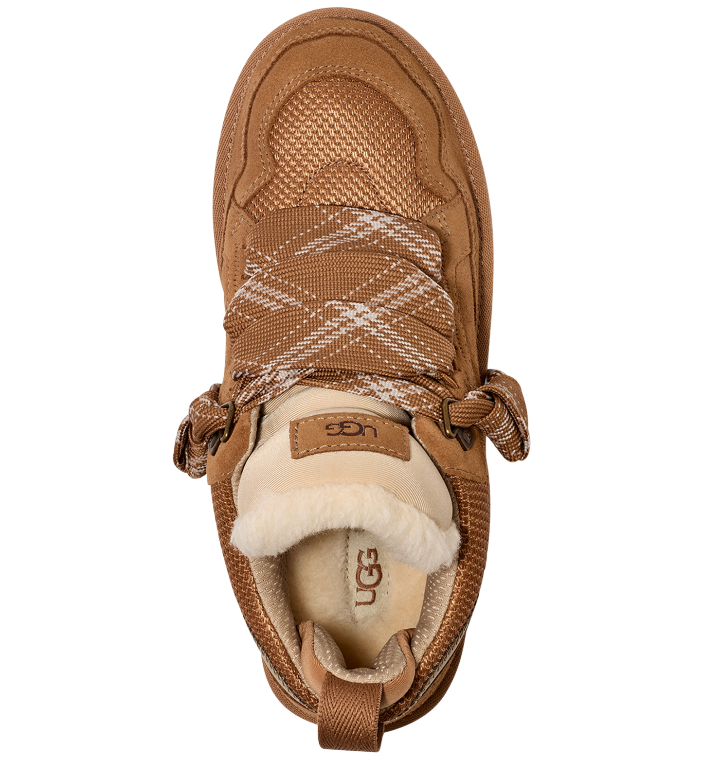 UGG® Women's Lowmel Lace-Up Sneaker Booties - Chestnut