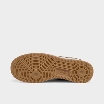 Women's Nithtke Air Force 1 '07 SE Print Casual Shoes - Baroque Brown/Sail/Sesame - Bottom view