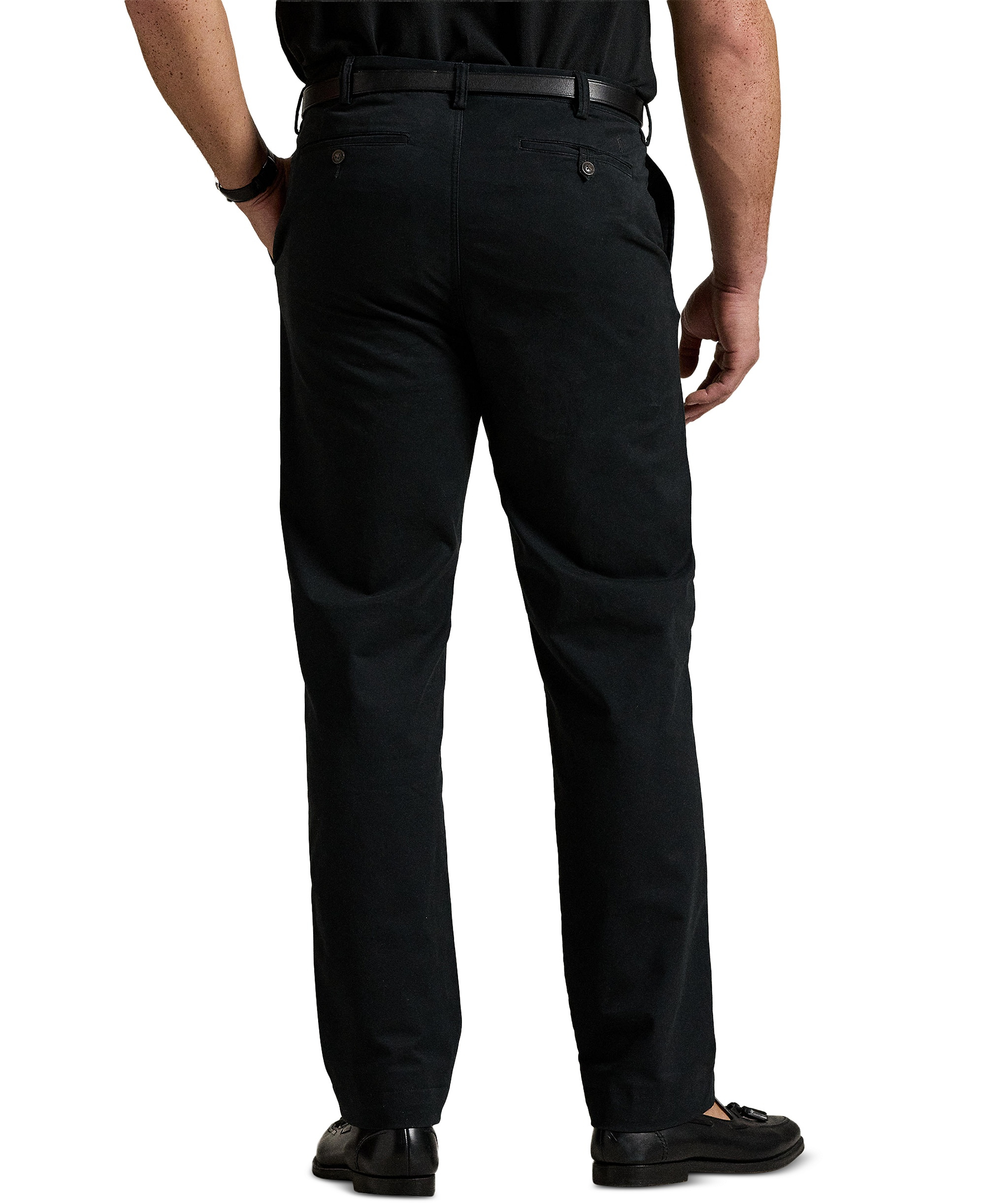 Polo Ralph Lauren Men's Big & Tall Stretch Classic-Fit Twill Pants - Polo Black